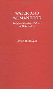 Cover of: Water and womanhood by Anne Feldhaus