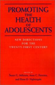 Cover of: Promoting the Health of Adolescents: New Directions for the Twenty-first Century
