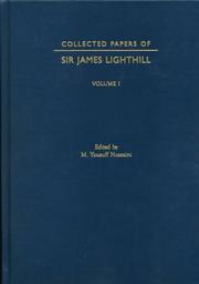 Cover of: Collected papers of Sir James Lighthill