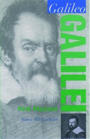 Cover of: Galileo Galilei: first physicist