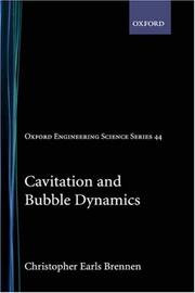 Cover of: Cavitation and bubble dynamics