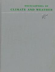 Cover of: Encyclopedia of Climate and Weather by Stephen H. Schneider