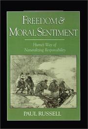 Cover of: Freedom and moral sentiment by Russell, Paul