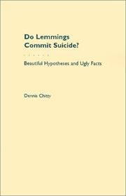 Cover of: Do lemmings commit suicide? by Dennis Chitty