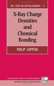 Cover of: X-ray charge densities and chemical bonding
