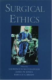 Cover of: Surgical ethics
