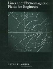 Cover of: Lines and electromagnetic fields for engineers by Gayle F. Miner
