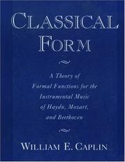 Classical form by William Earl Caplin