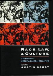 Cover of: Race, Law, and Culture by Austin Sarat