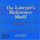 Cover of: The Lawyer's Reference Shelf