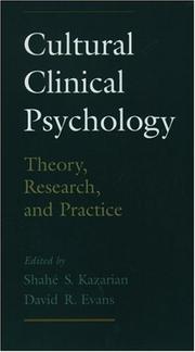 Cover of: Cultural Clinical Psychology | 