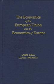 Cover of: The economics of the European Union and the economies of Europe