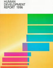 Human Development Report 1996 (Human Development Report) by United Nations Development Programme (UNDP)