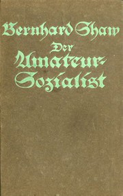 Cover of: Der Amateursozialist by 