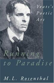 Cover of: Running to paradise by M. L. Rosenthal