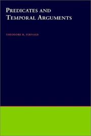 Cover of: Predicates and temporal arguments by Theodore B. Fernald