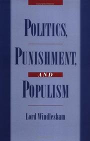 Cover of: Politics, punishment, and populism