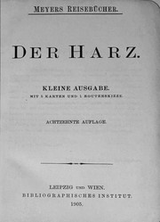 Cover of: Der Harz: Kleine Ausgabe