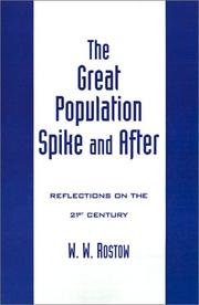 Cover of: The great population spike and after: reflections on the 21st century