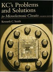 Cover of: KC's Problems and Solutions for Microelectronic Circuits, Fourth Edition