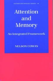 Cover of: Attention and Memory by Nelson Cowan