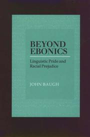 Beyond Ebonics by John Baugh