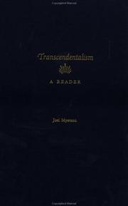Cover of: Transcendentalism by Joel Myerson