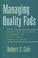 Cover of: Managing quality fads