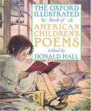 Cover of: The Oxford illustrated book of American children's poems by edited by Donald Hall.