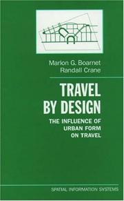 Cover of: Travel by Design by Marlon G. Boarnet, Randall Crane, Marlon G. Boarnet, Randall Crane