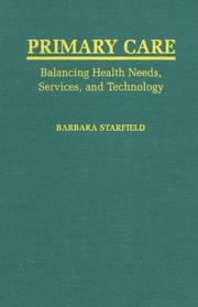 Primary care by Barbara Starfield