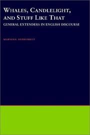 Cover of: Whales, candlelight, and stuff like that: general extenders in English discourse