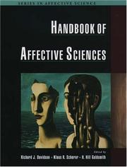 Cover of: Handbook of Affective Sciences (Series in Affective Science) by 