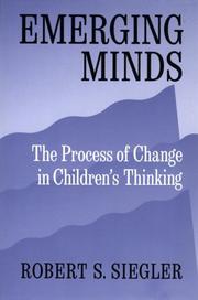 Cover of: Emerging Minds by Robert S. Siegler