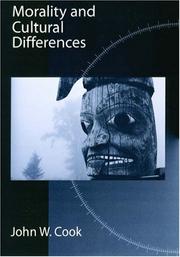Cover of: Morality and cultural differences