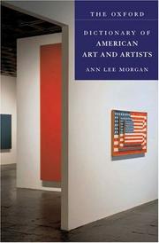 Cover of: The Oxford Dictionary of American Art and Artists by Ann Lee Morgan