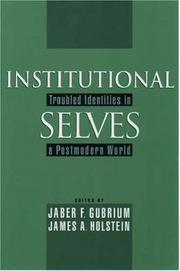 Cover of: Institutional Selves by 