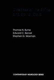 Cover of: Diseases of the Spine and Spinal Cord (Contemporary Neurology Series) by Thomas N. Byrne, Edward C. Benzel, Stephen G. Waxman