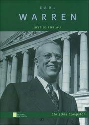 Cover of: Earl Warren: justice for all