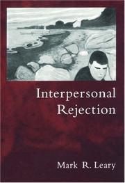Cover of: Interpersonal Rejection by Mark R. Leary