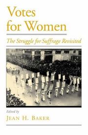 Cover of: Votes for Women by Jean H. Baker