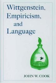Cover of: Wittgenstein, empiricism, and language