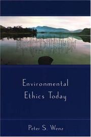 Cover of: Environmental Ethics Today