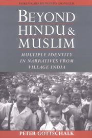 Cover of: Beyond Hindu and Muslim by Gottschalk, Peter