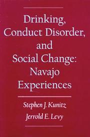 Cover of: Drinking, Conduct Disorder, and Social Change: Navajo Experiences