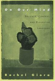 Cover of: On Our Mind: Salience, Context, and Figurative Language