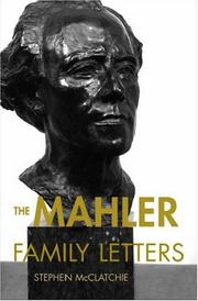 Cover of: The Mahler family letters by Gustav Mahler