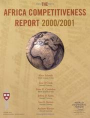 Cover of: The Africa Competitiveness Report 2000/2001 (World Economic Forum)