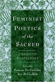 Cover of: Feminist Poetics of the Sacred by 