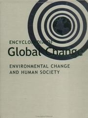 Cover of: Encyclopedia of Global Change: Environmental Change and Human Society